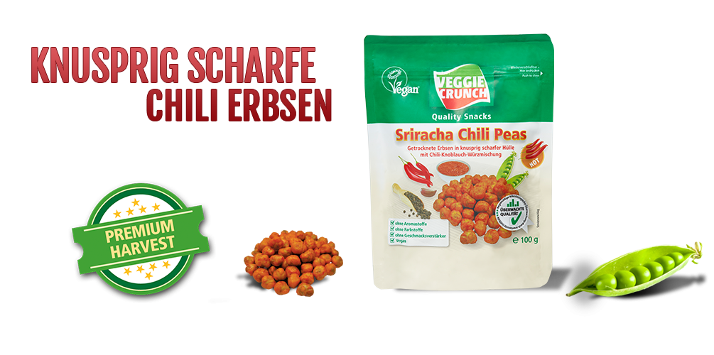 Sriracha Chili Erbsen